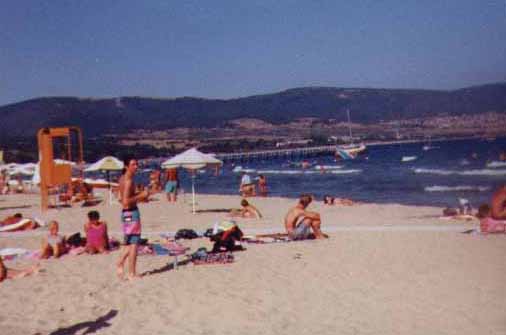 l'une des nombreuses plages de Nessebar